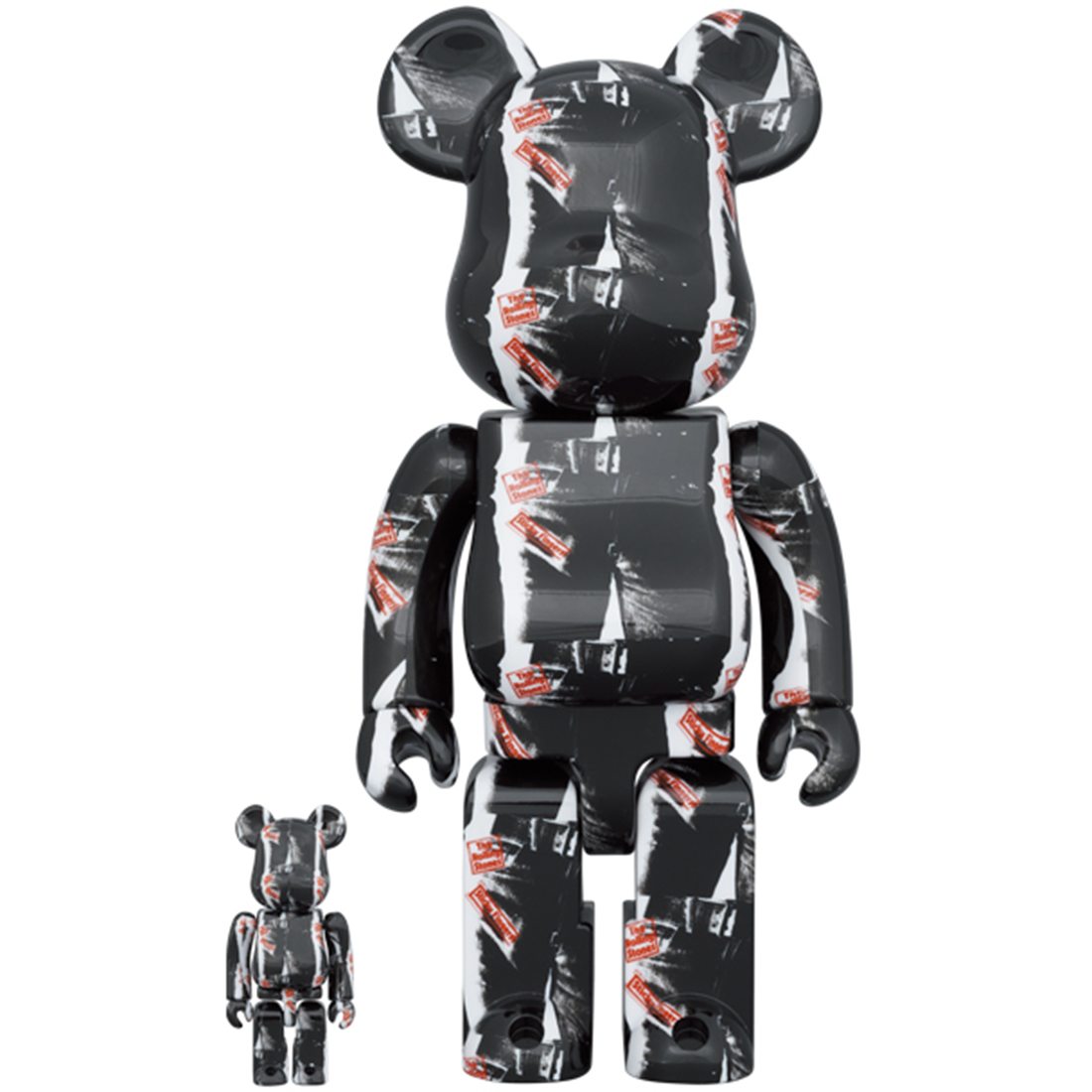 The Rolling Stones - BE@RBRICK Andy Warhol × The Rolling Stones "Sticky Fingers" 100％ & 400％