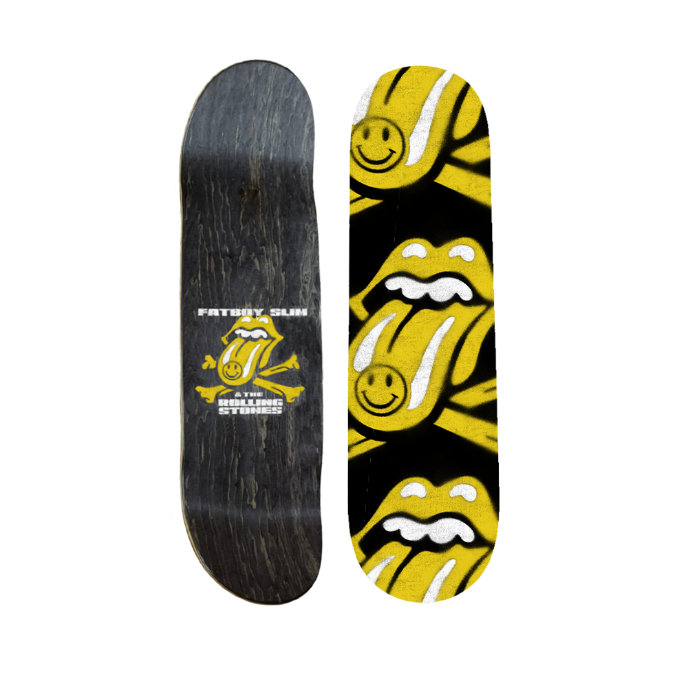 The Rolling Stones - Rolling Stones x Fatboy Slim Skate Deck