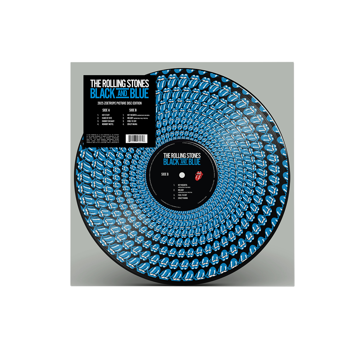 The Rolling Stones - Black And Blue: Exclusive Zoetrope Vinyl LP
