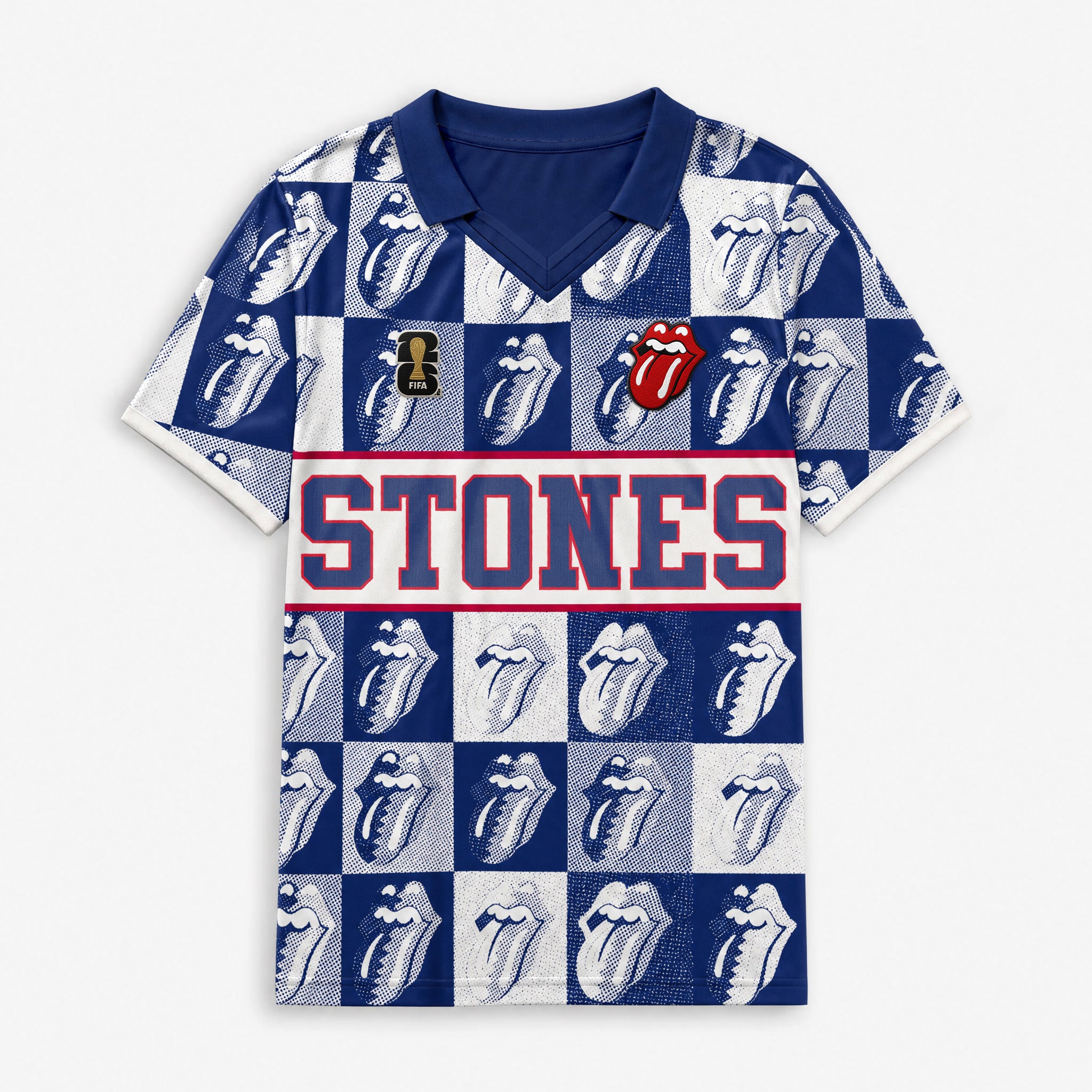 The Rolling Stones - The Rolling Stones x FIFA World Cup 2026™  Checkered Jersey