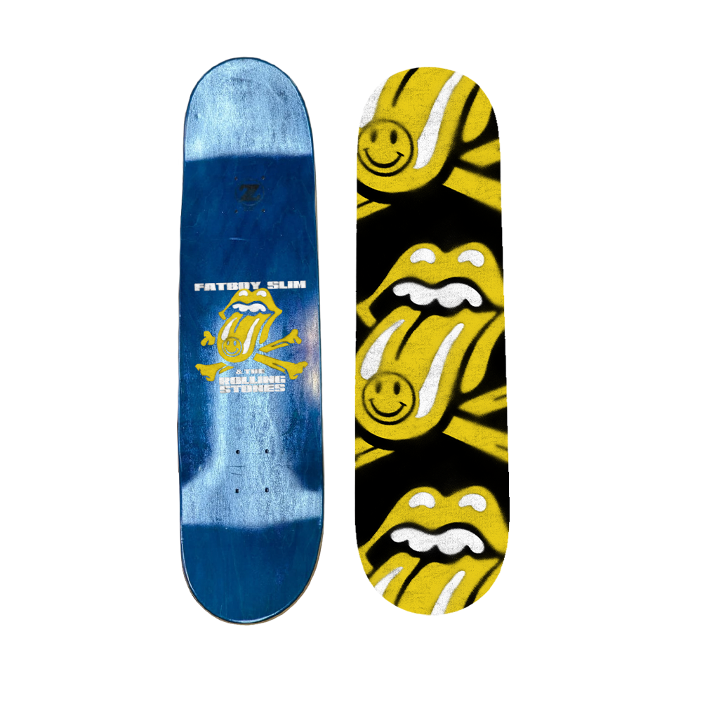 The Rolling Stones - Rolling Stones x Fatboy Slim Skate Deck
