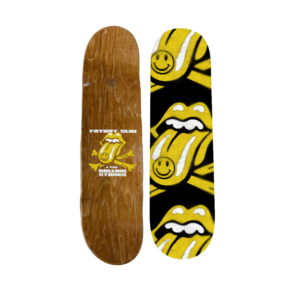The Rolling Stones - Rolling Stones x Fatboy Slim Skate Deck