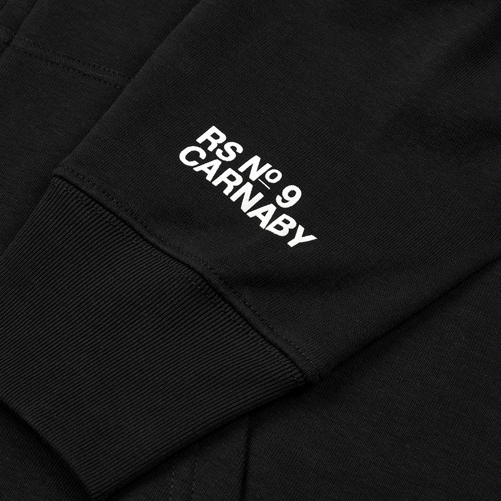 RS No. 9 - Classic Tongue Chenille Patch Zip Up Hoodie