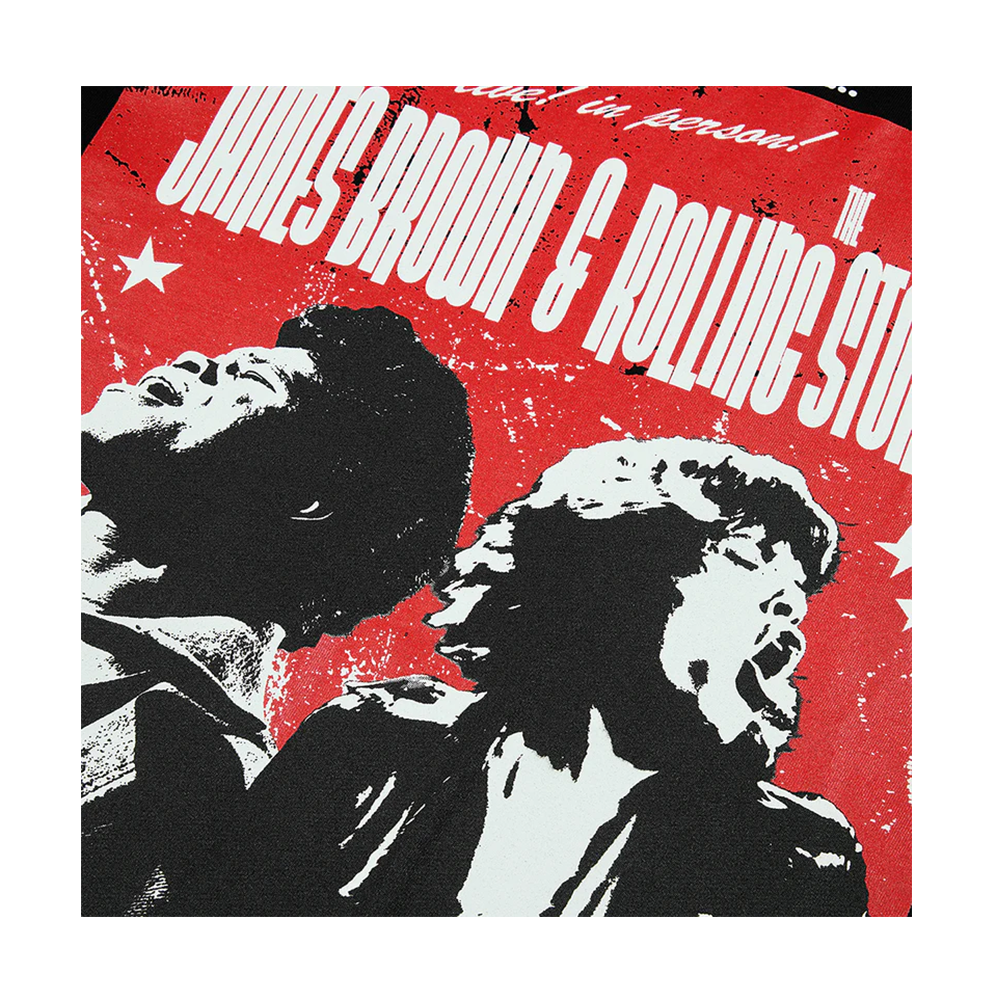 RS No. 9 - Rolling Stones x James Brown TAMI Show Black T-Shirt