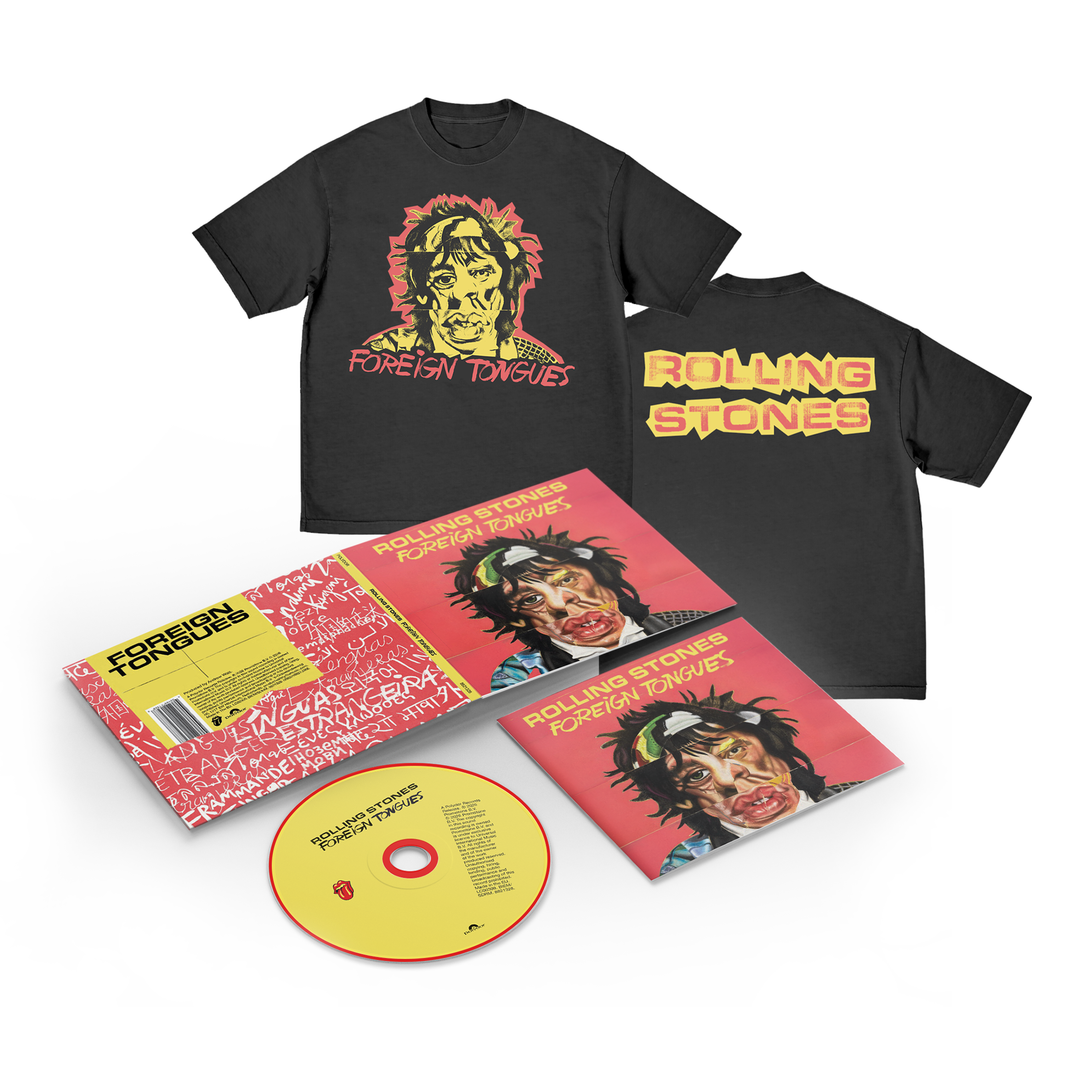 Foreign Tongues CD & T-Shirt Bundle