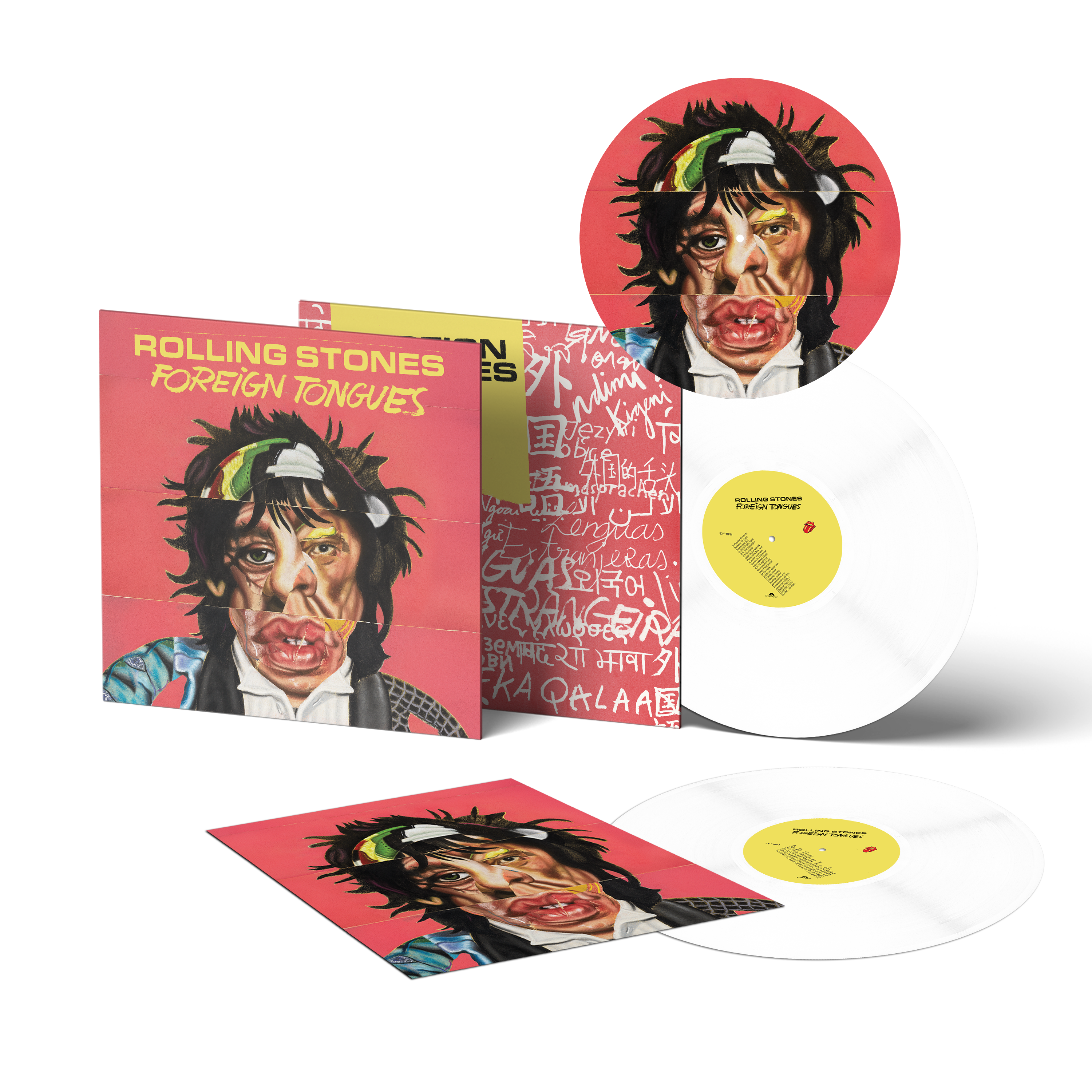 Foreign Tongues White Vinyl LP & Slipmat Bundle