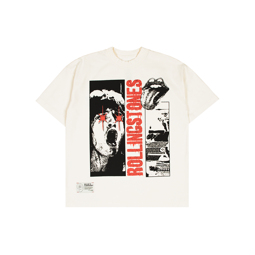 RS No. 9 - Rs No9 White Graphic T-Shirt