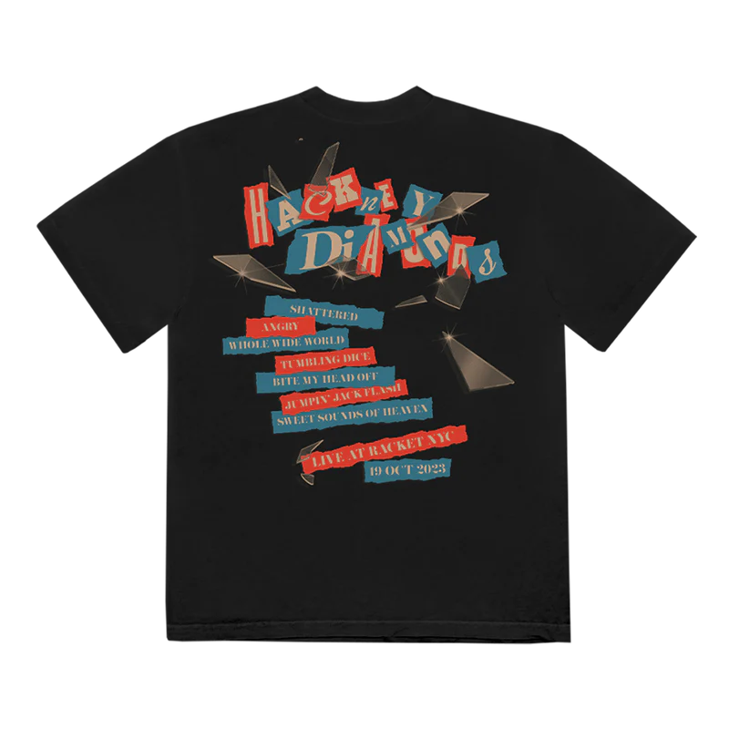 The Rolling Stones - Hackney Diamonds Racket Setlist T-shirt