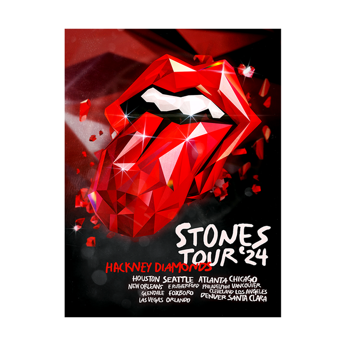 Hackney Diamonds Tour Lithograph - The Rolling Stones