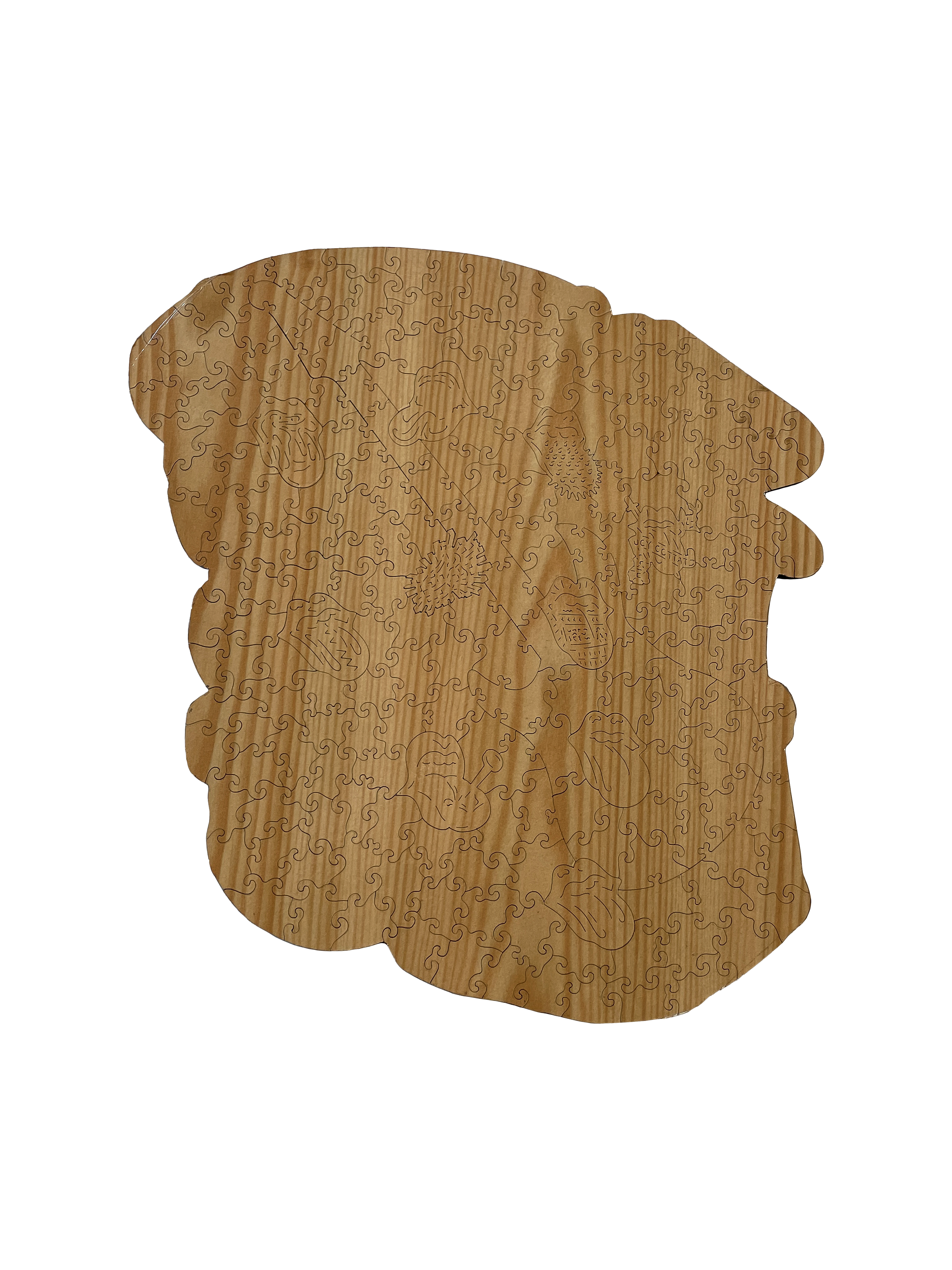 The Rolling Stones - WOODLUX X THE ROLLING STONES - HOT LIPS PREMIUM PUZZLE