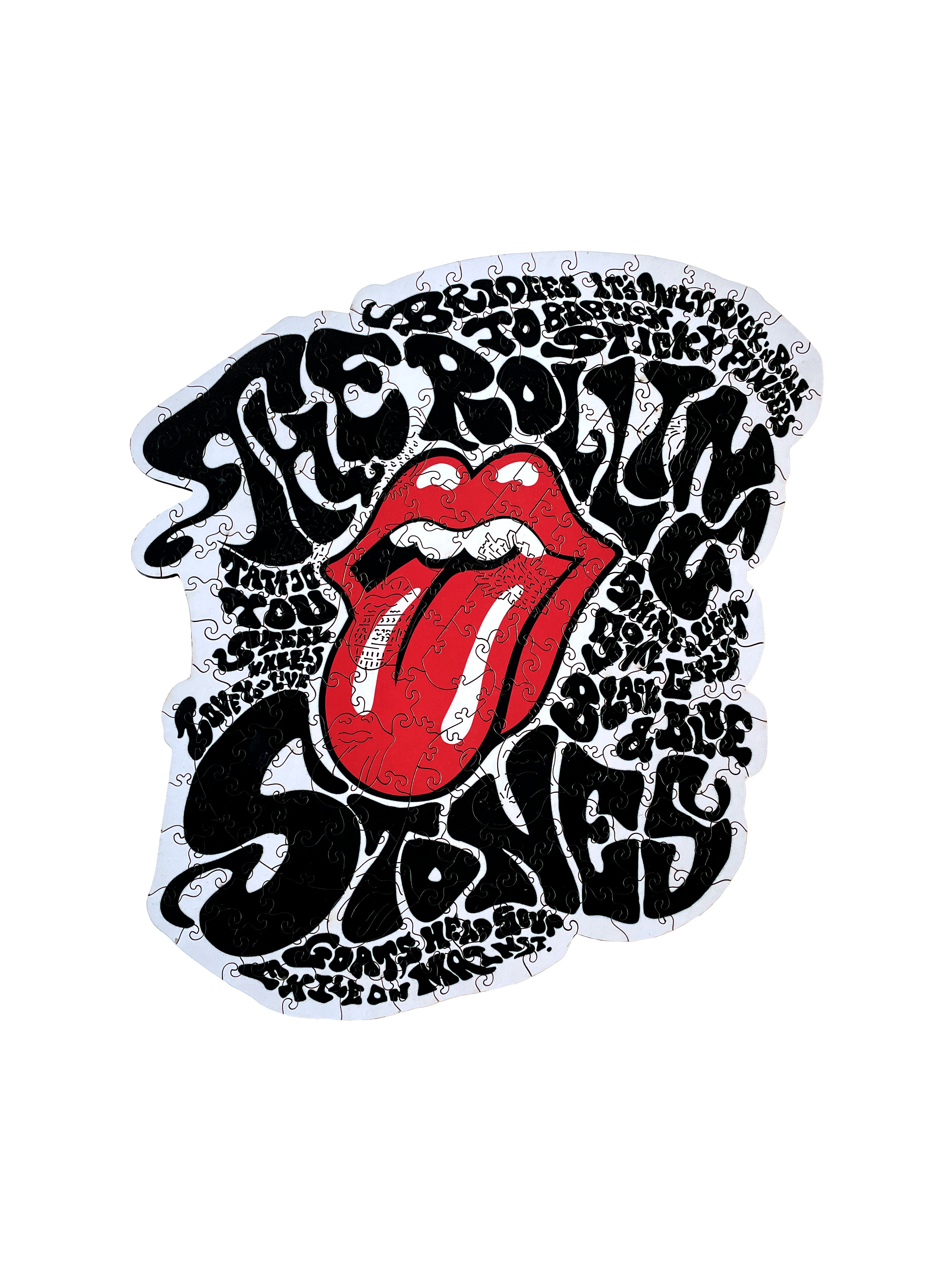 The Rolling Stones - WOODLUX X THE ROLLING STONES - HOT LIPS PREMIUM PUZZLE