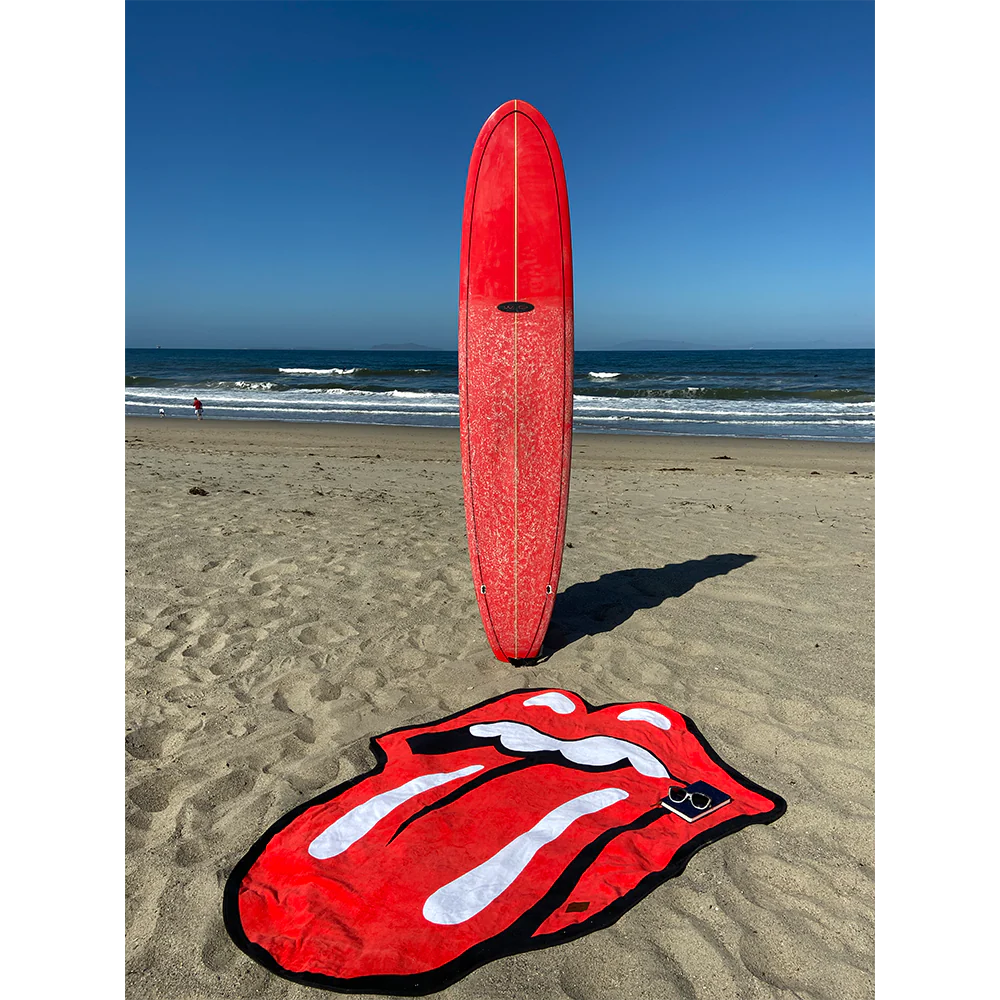 The Rolling Stones - Slowtide x Stones Classic Tongue Die Cut Beach Towel