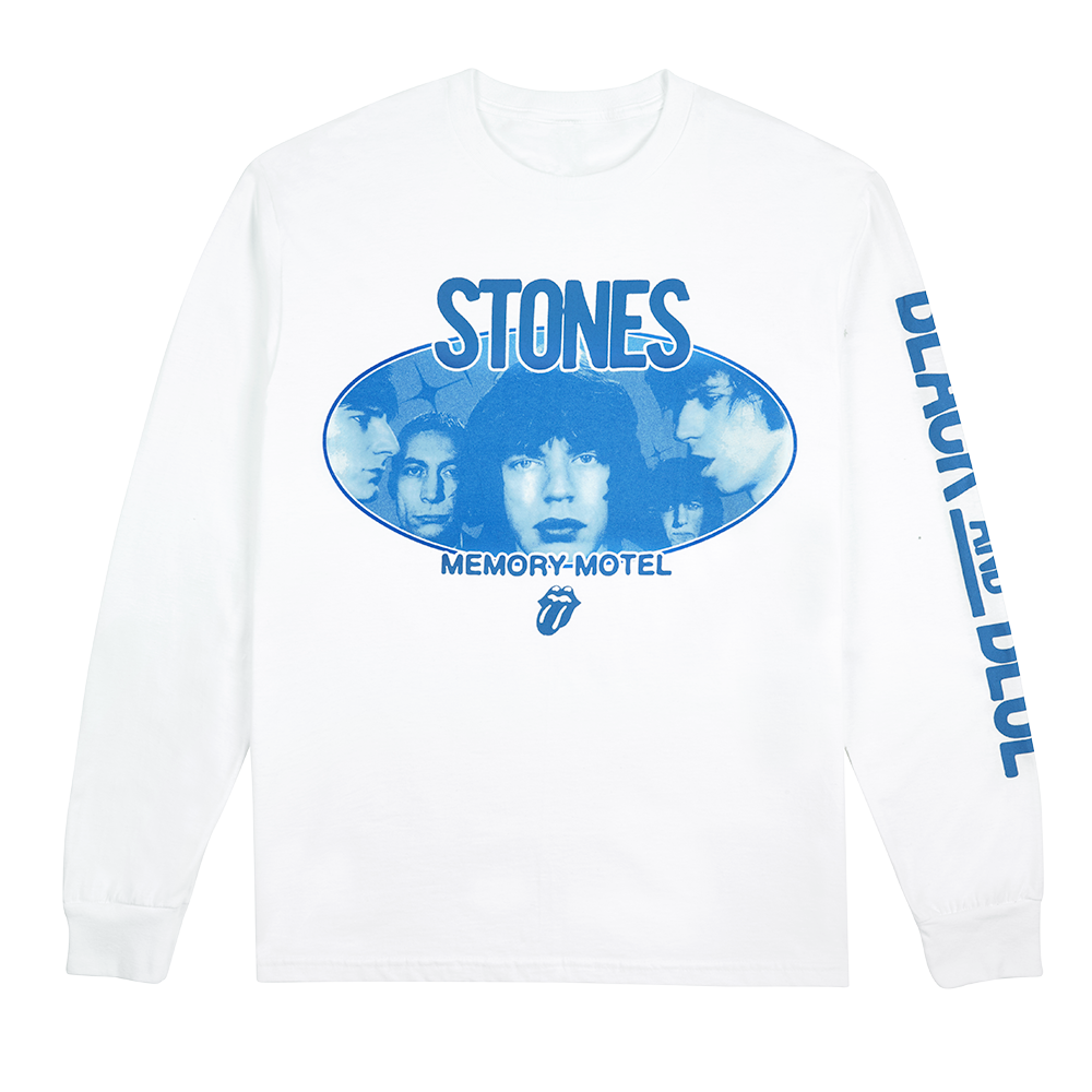 The Rolling Stones - Black and Blue White Longsleeve T-shirt