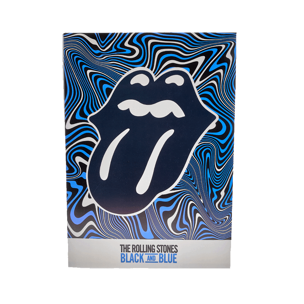 The Rolling Stones - Black and Blue Lenticular Poster