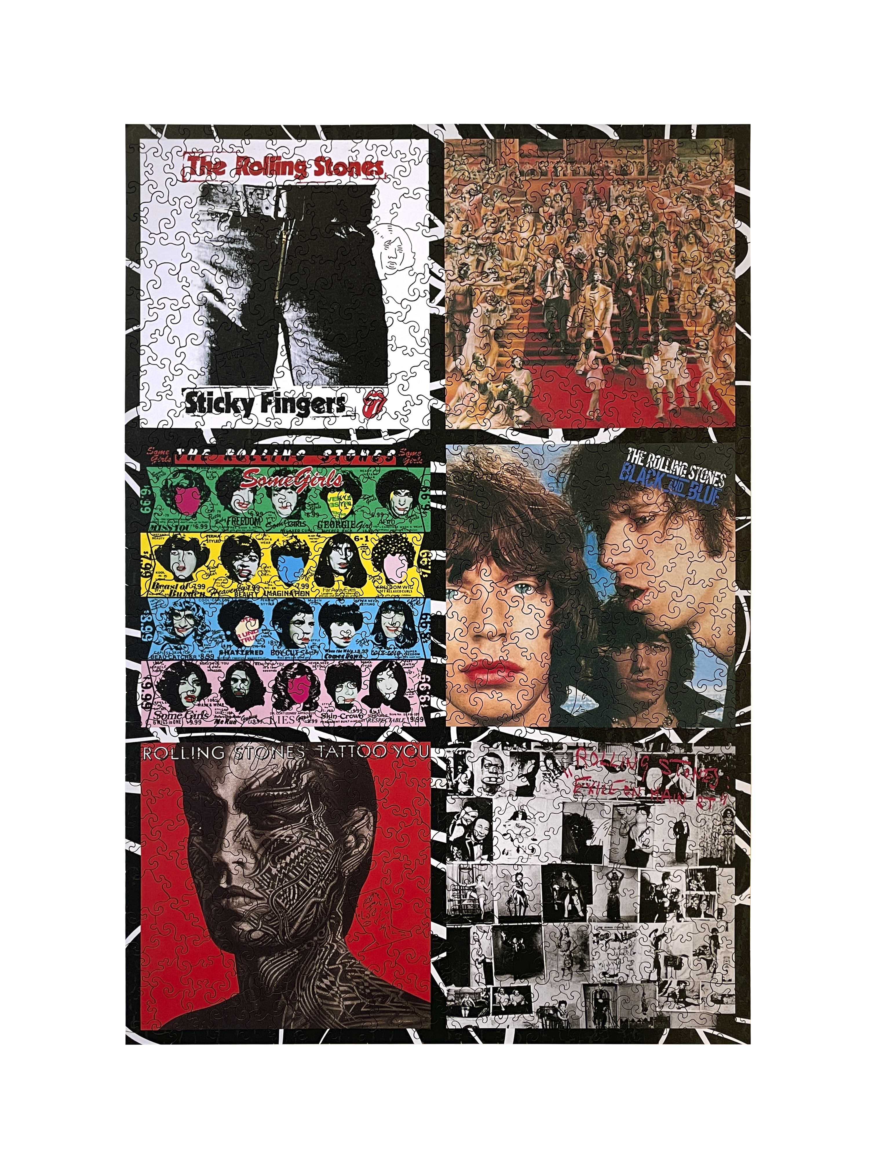 The Rolling Stones - WOODLUX X THE ROLLING STONES - ICONIC ALBUMS PREMIUM PUZZLE