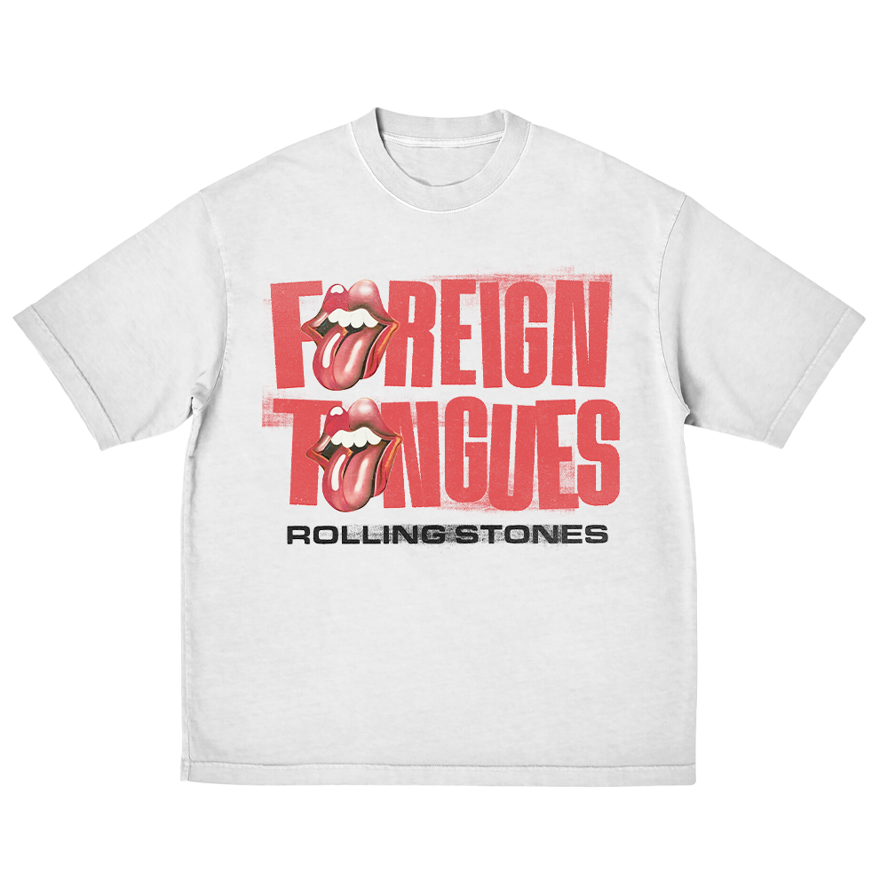 The Rolling Stones - Foreign Tongues Tongue T-Shirt