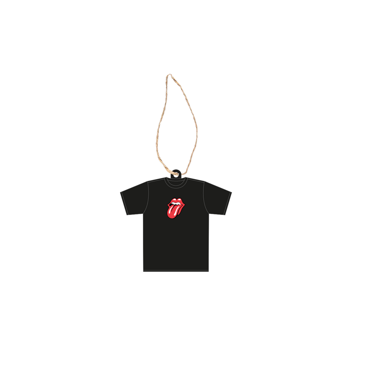 The Rolling Stones - Tongue Black T-Shirt Air Freshener