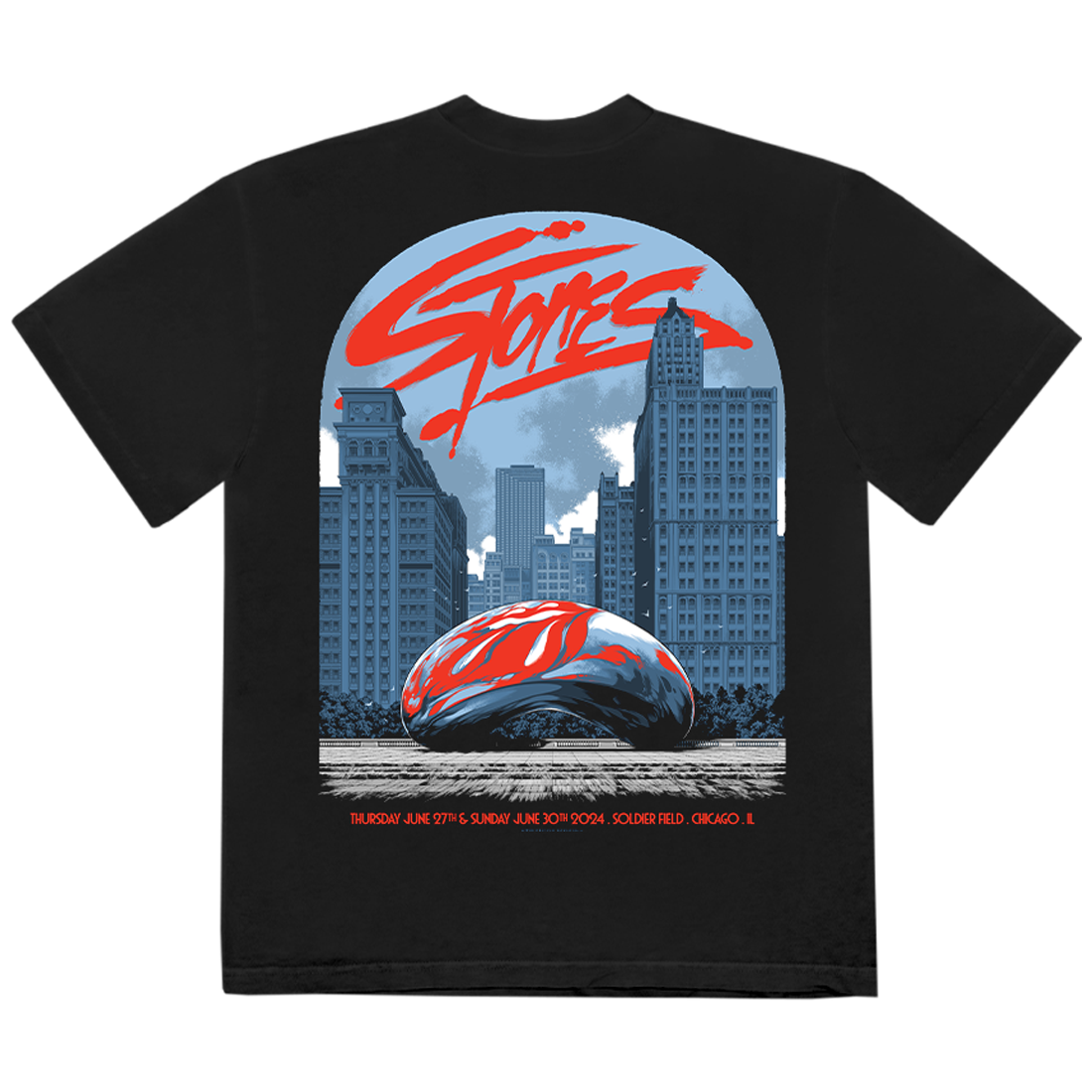 The Rolling Stones - Chicago, IL 2024 T-Shirt