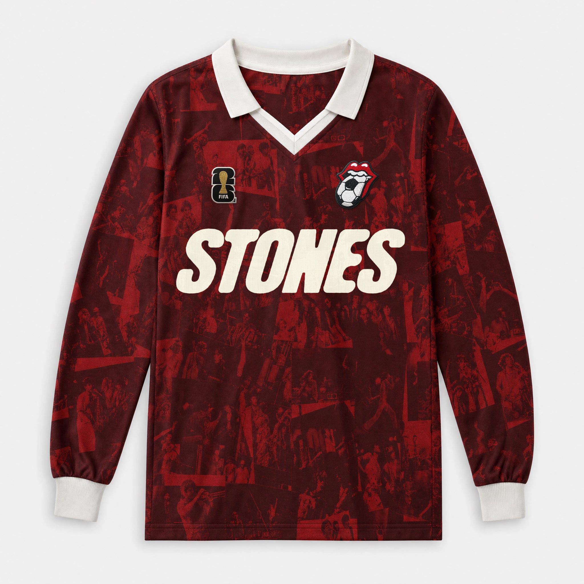 The Rolling Stones - The Rolling Stones x FIFA World Cup 2026™ Stones Icon Longsleeve Jersey