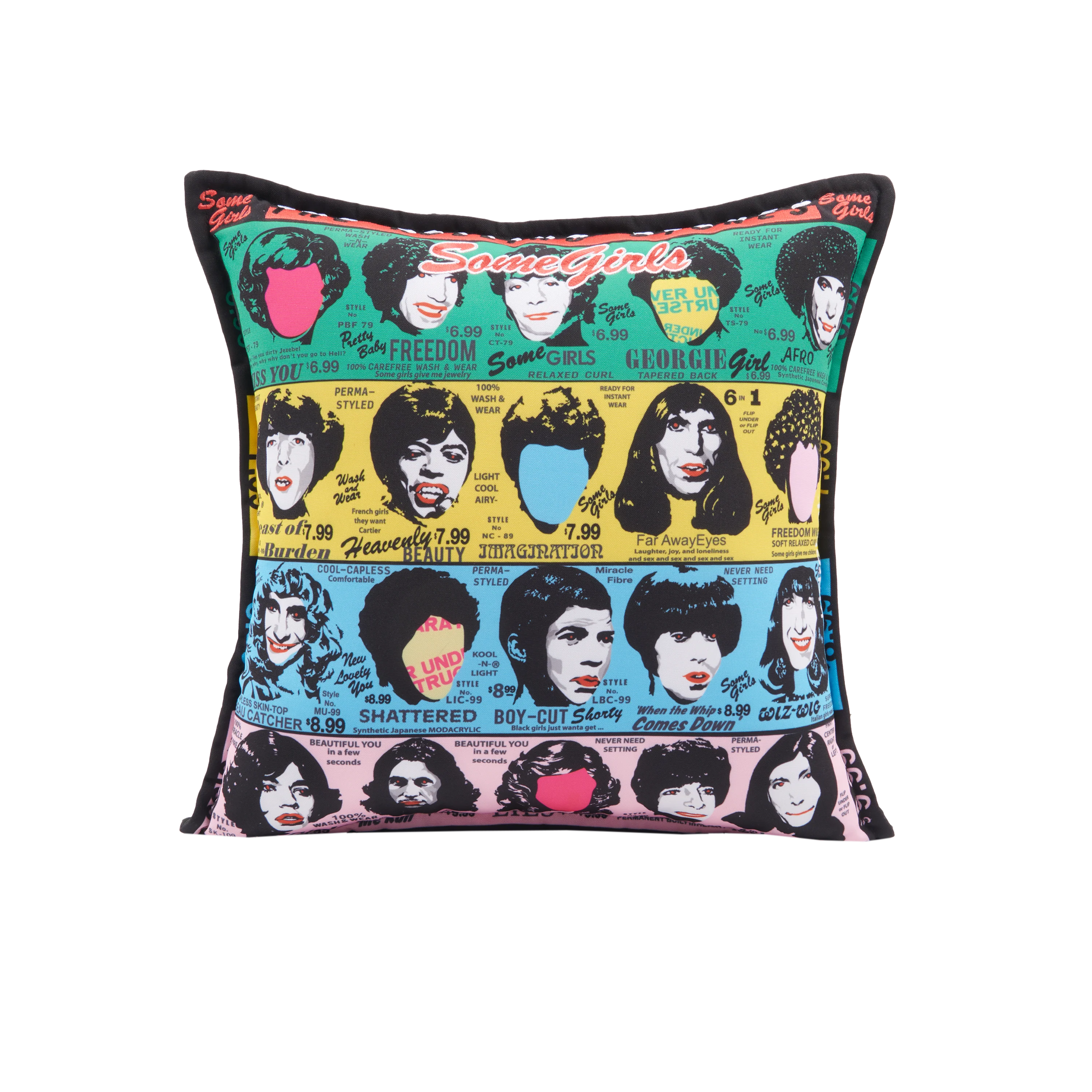 The Rolling Stones - THE ROLLING STONES X KIDROBOT SOME GIRLS 16" PLUSH PILLOW