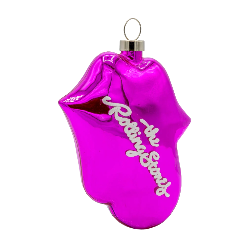 The Rolling Stones - The Rolling Stones x Kat + Annie Pink Tongue Ornament