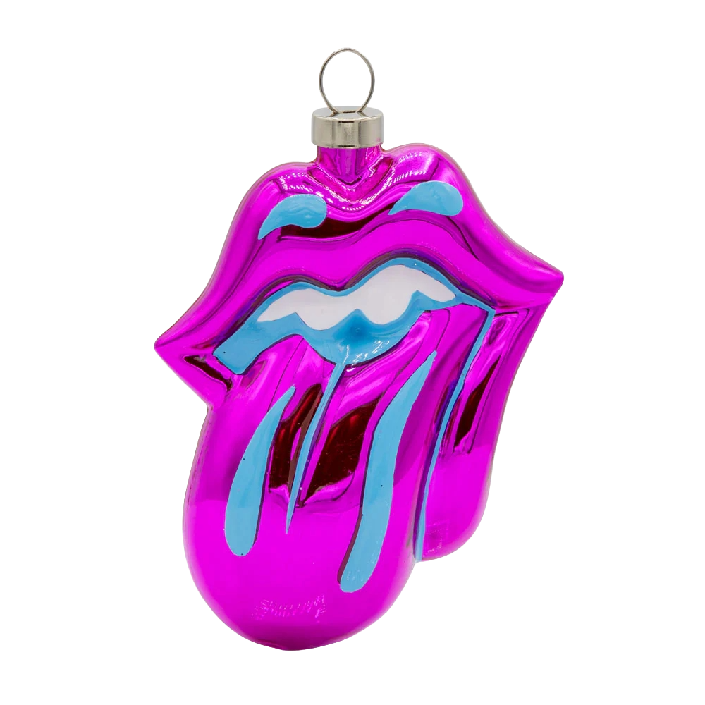 The Rolling Stones - The Rolling Stones x Kat + Annie Pink Tongue Ornament