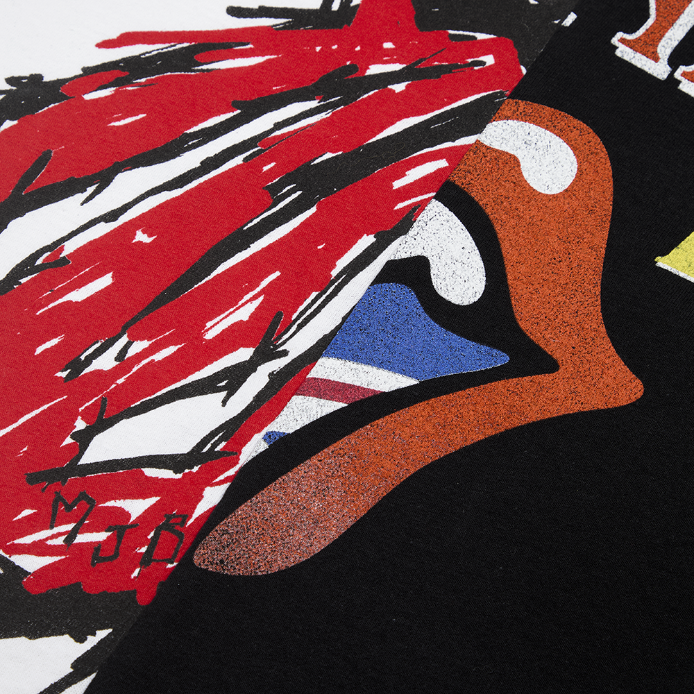 RS No. 9 - Stones:Reimagined Upcycled Tour 2 Panel T-shirt