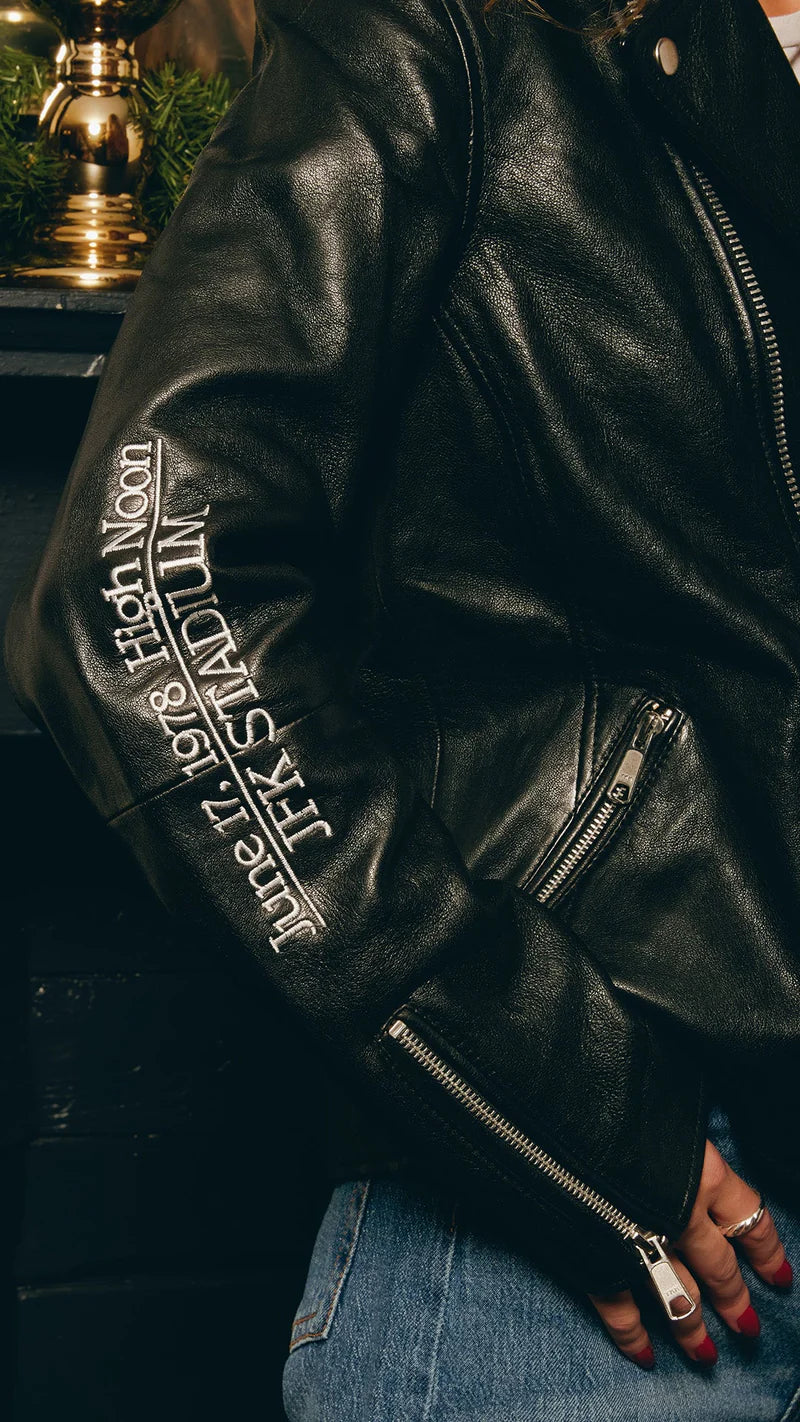 RS No. 9 - JFK Stadium Rolling Stones Leather Jacket