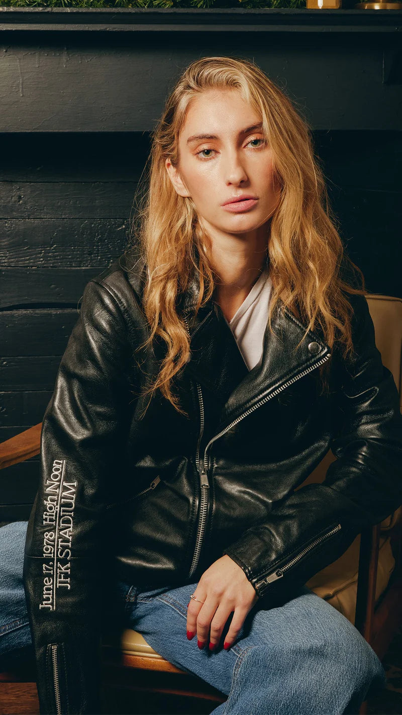 RS No. 9 - JFK Stadium Rolling Stones Leather Jacket