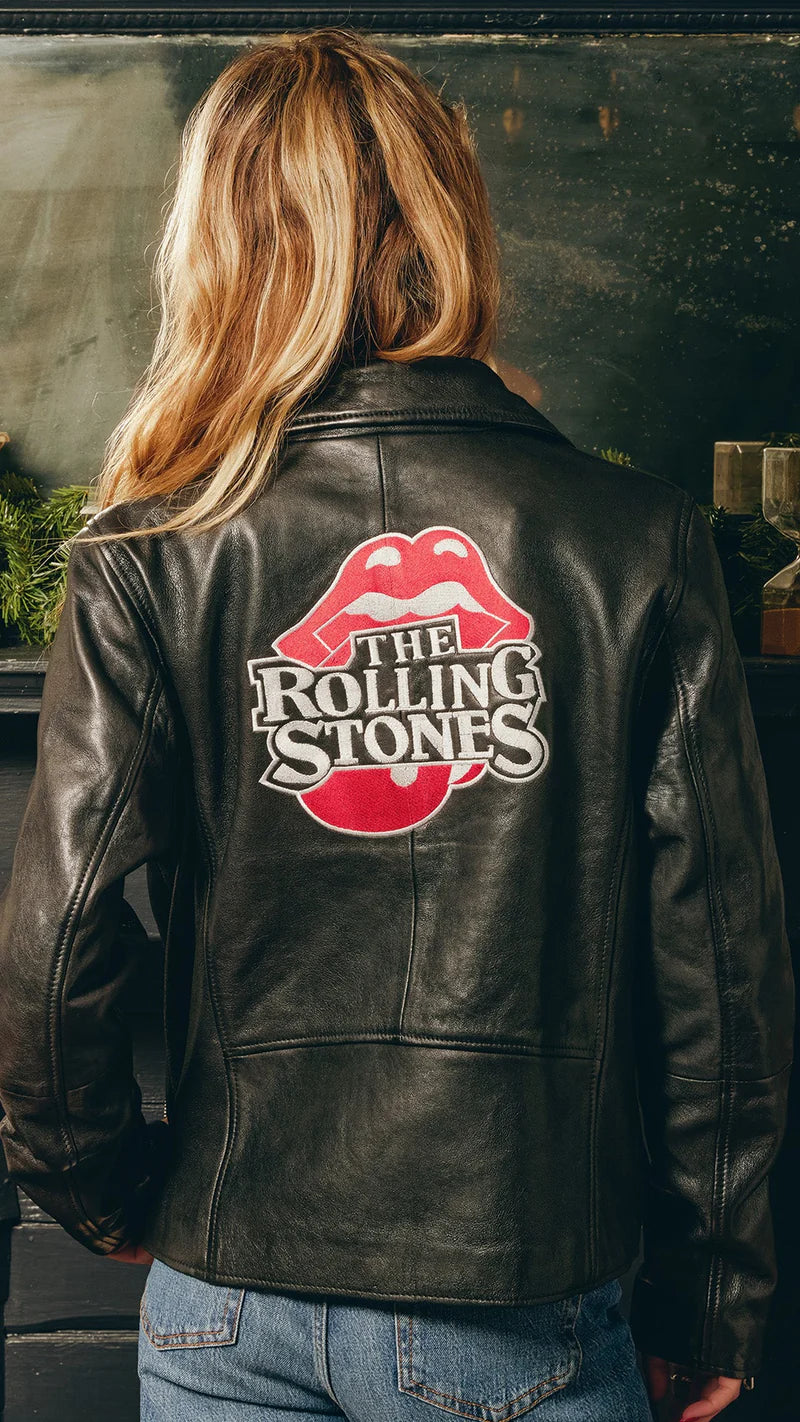 RS No. 9 - JFK Stadium Rolling Stones Leather Jacket