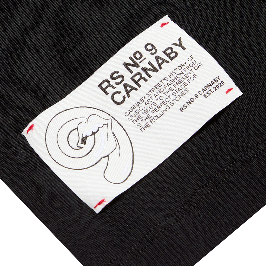 RS No. 9 - Classic Racer Stones Logo Black Vest Shirt