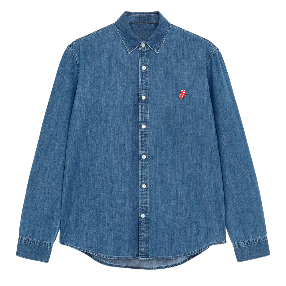 The Rolling Stones - Tongue Denim Overshirt