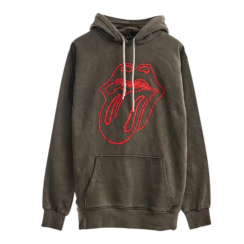 The Rolling Stones - Tongue Embroidered Hoodie