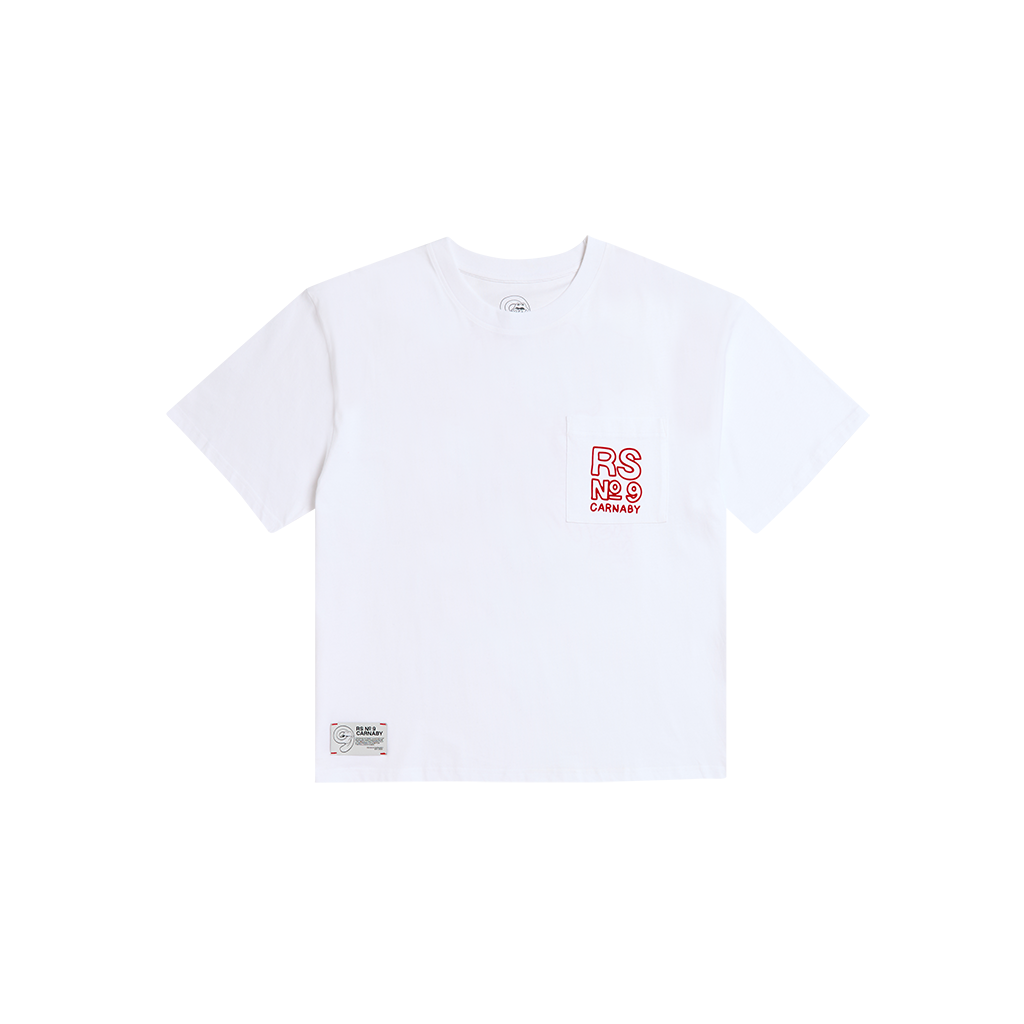 RS No. 9 - RS No. 9 London Graphic Oversized White T-Shirt