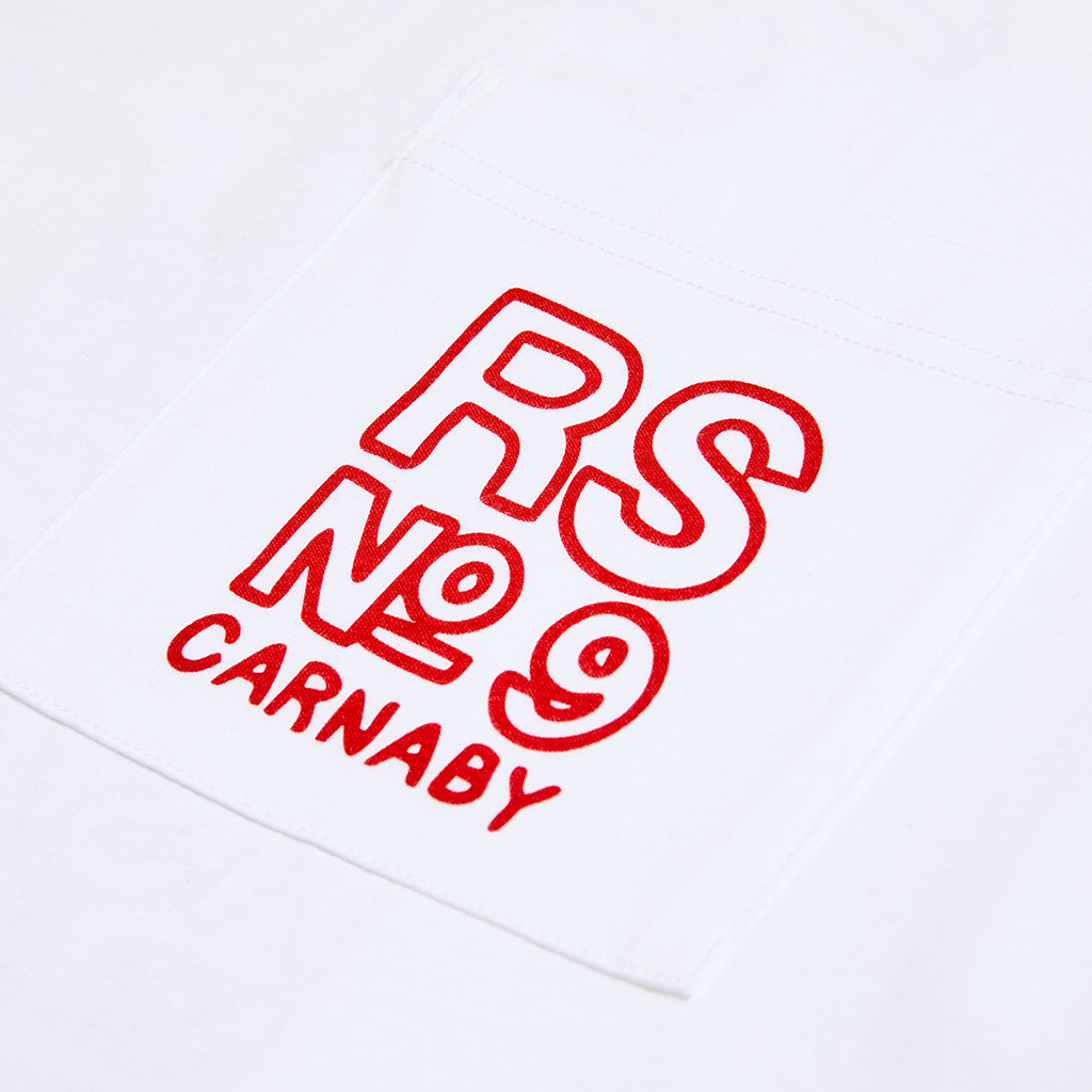 RS No. 9 - RS No. 9 London Graphic Oversized White T-Shirt
