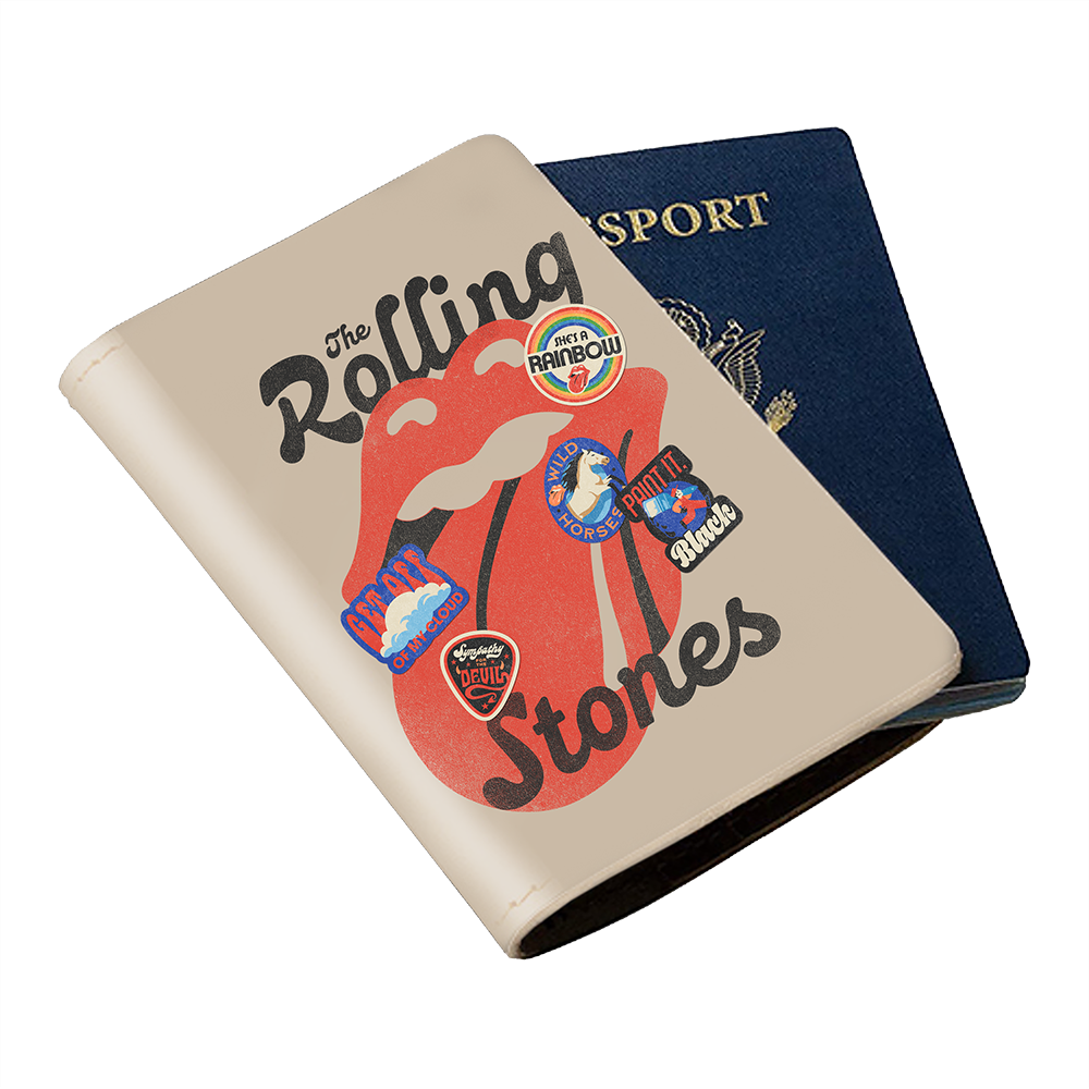The Rolling Stones - STICKERED PASSPORT COVER
