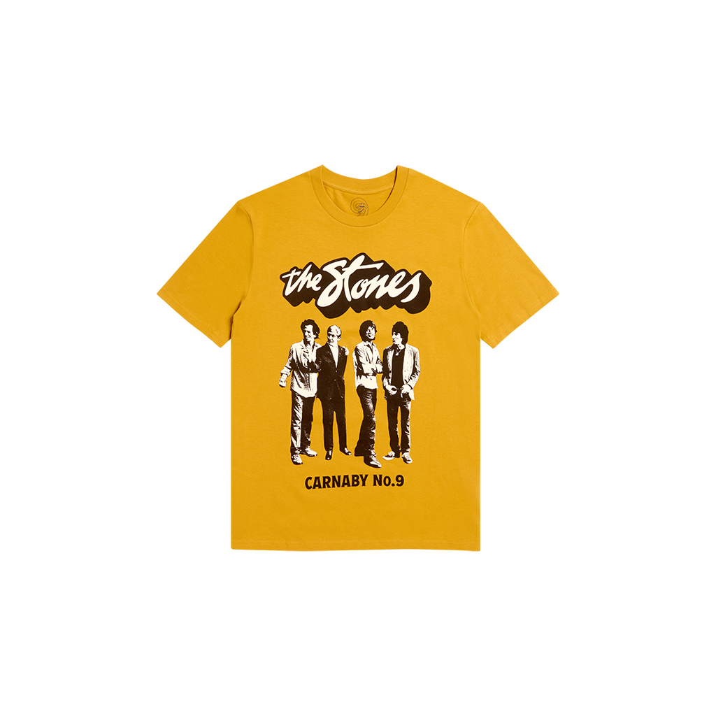 RS No. 9 - The Stones Band Figures Mustard T-Shirt