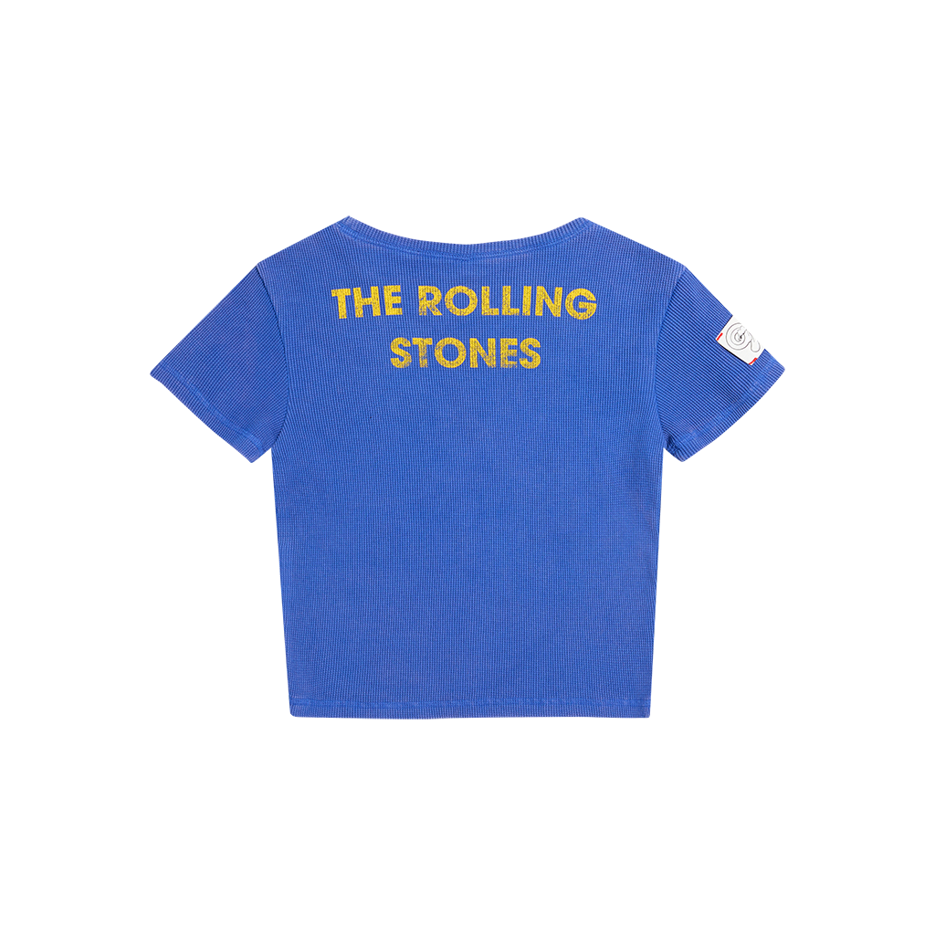 RS No. 9 - Vintage Stones Logo Waffle Thermal Baby Tee