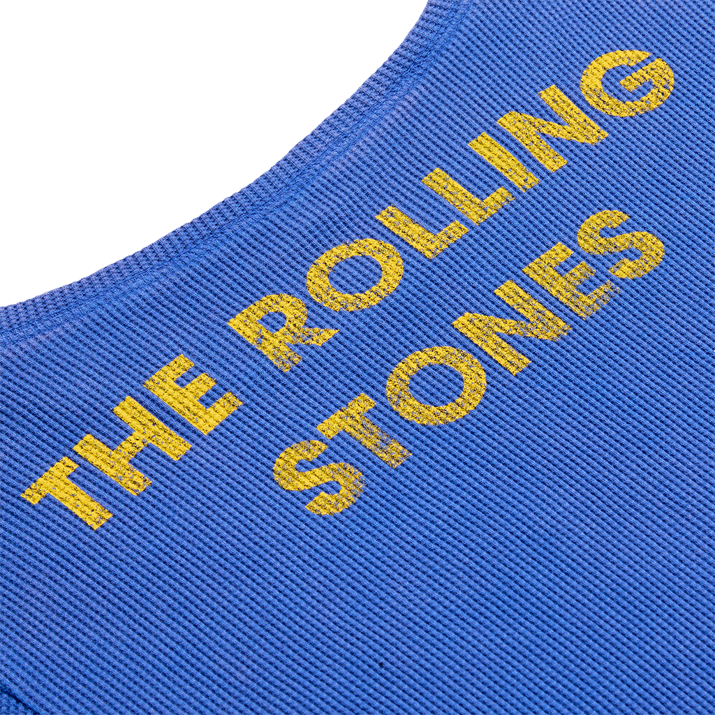 RS No. 9 - Vintage Stones Logo Waffle Thermal Baby Tee