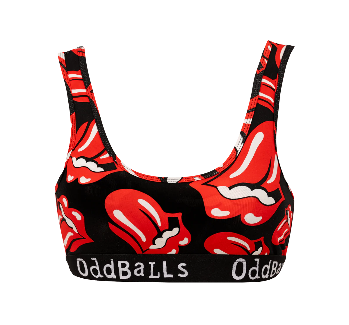 The Rolling Stones - Rolling Stones Tongue - Ladies Bralette