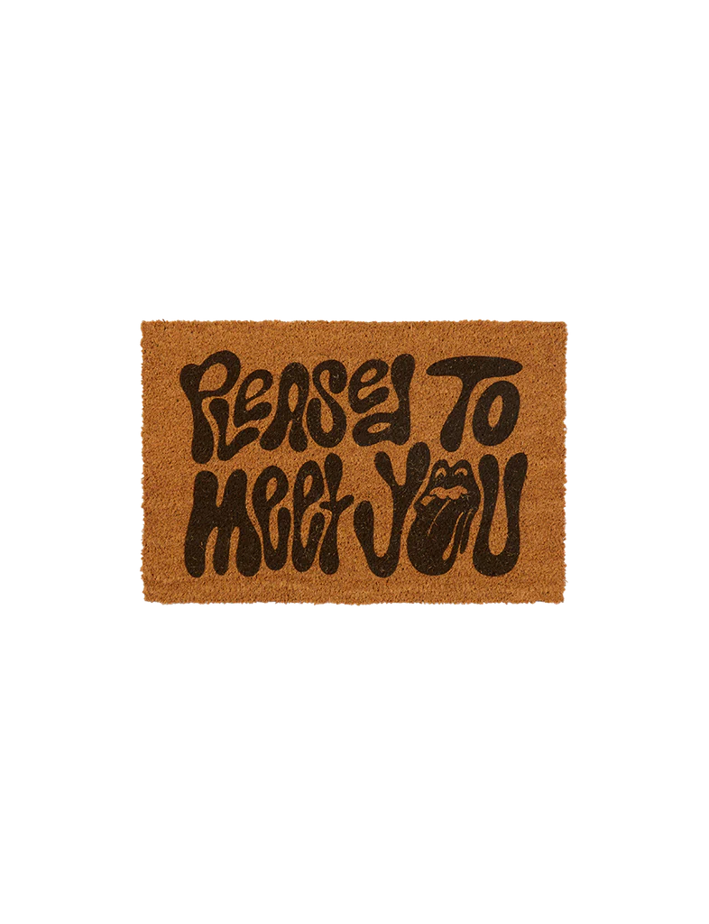 RS No. 9 - Stones Tongue Pleased To Meet You Doormat