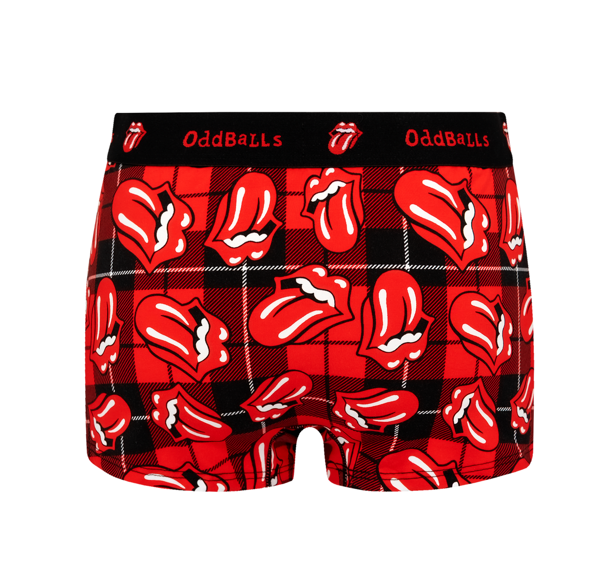The Rolling Stones - The Rolling Stones x OddBalls Tartan Ladies Boxers