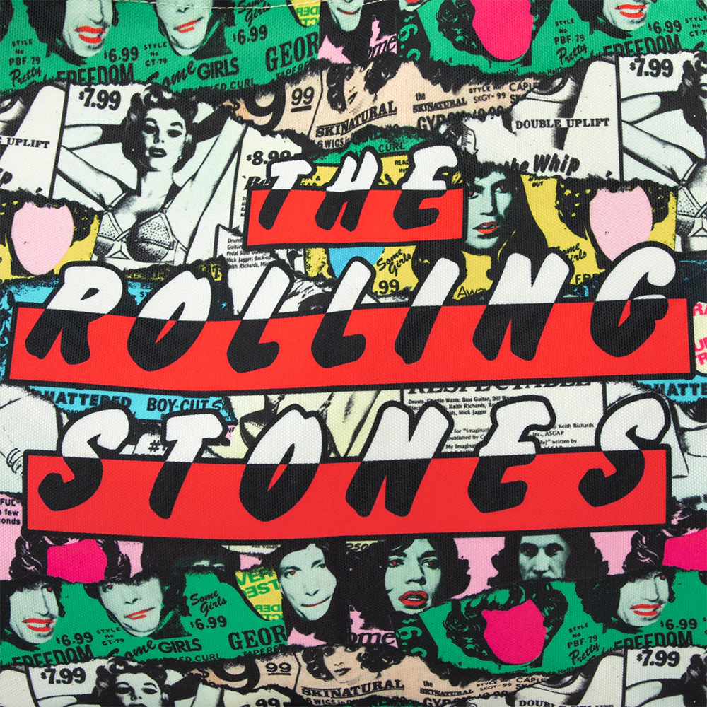 The Rolling Stones - Some Girls Cartoon Collage Tote