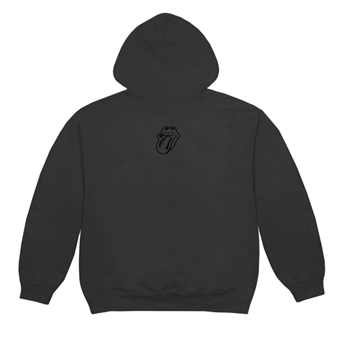 The Rolling Stones - Black on Black Vintage Logo Hoodie