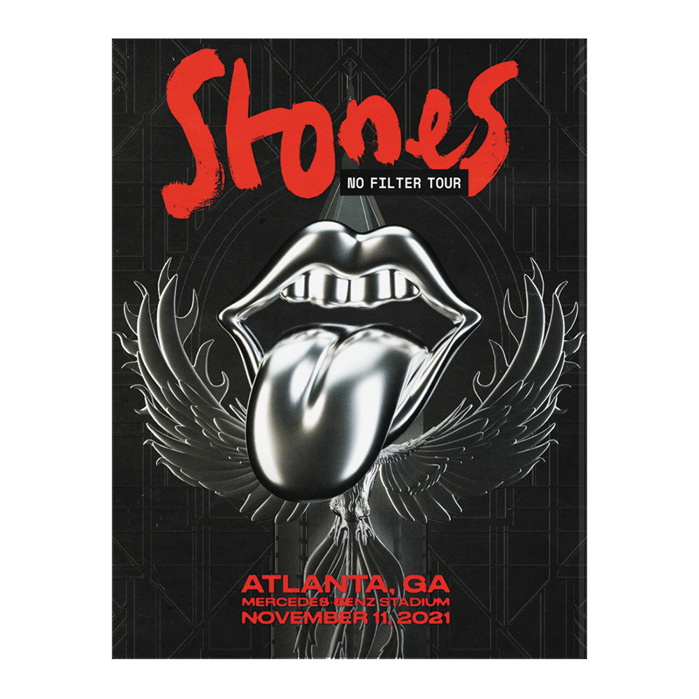 The Rolling Stones - Atlanta No Filter Tour 2021 Lithograph