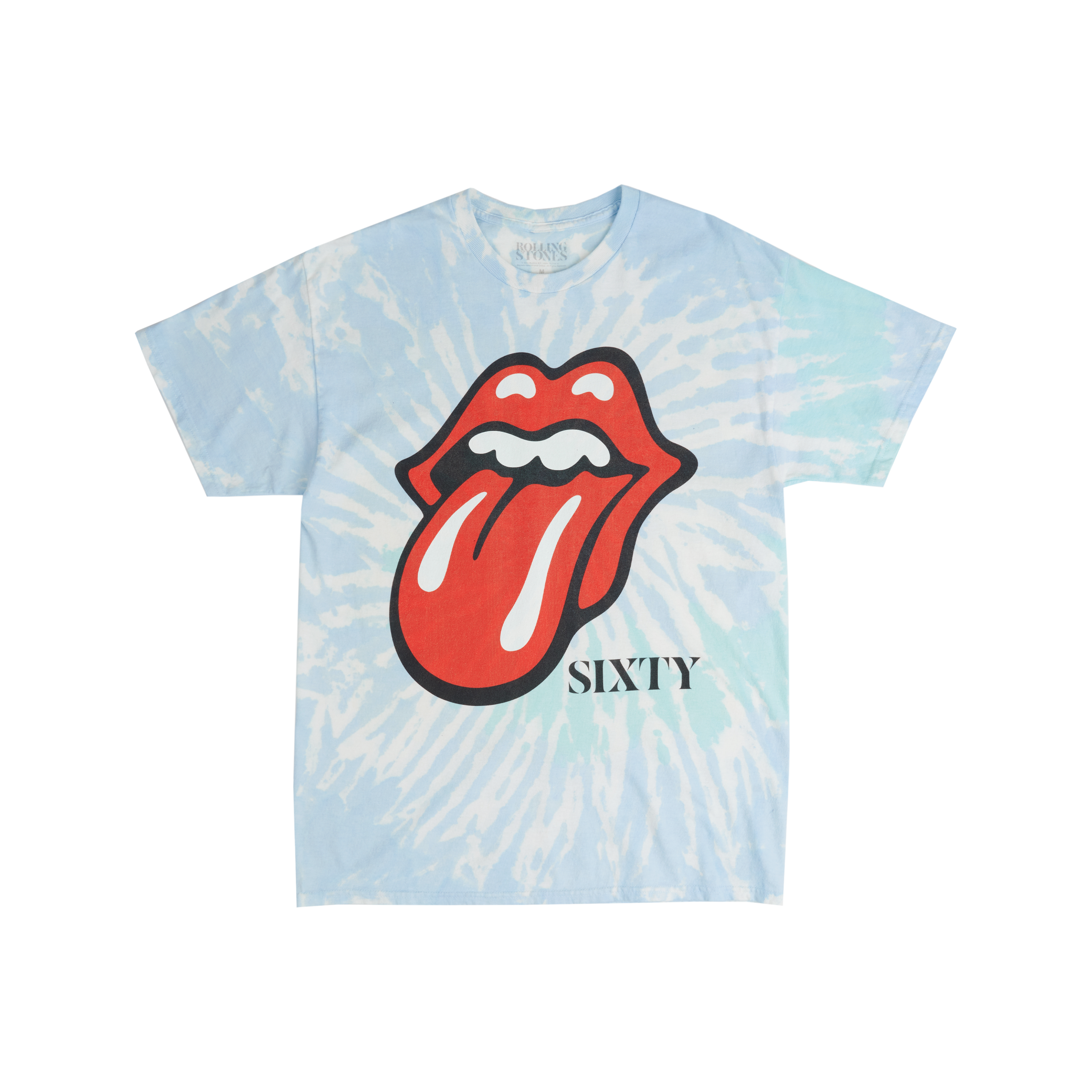 The Rolling Stones - Sixty Tie-Dye Dateback T-Shirt