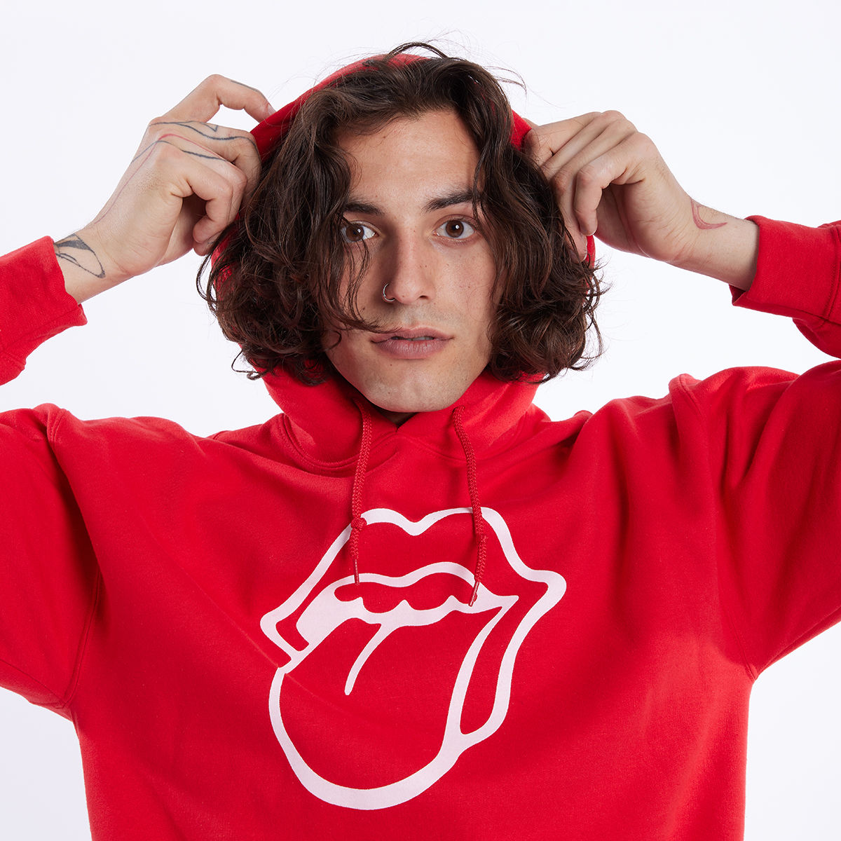 The Rolling Stones - Sixty Tonal Red Tour Hoodie