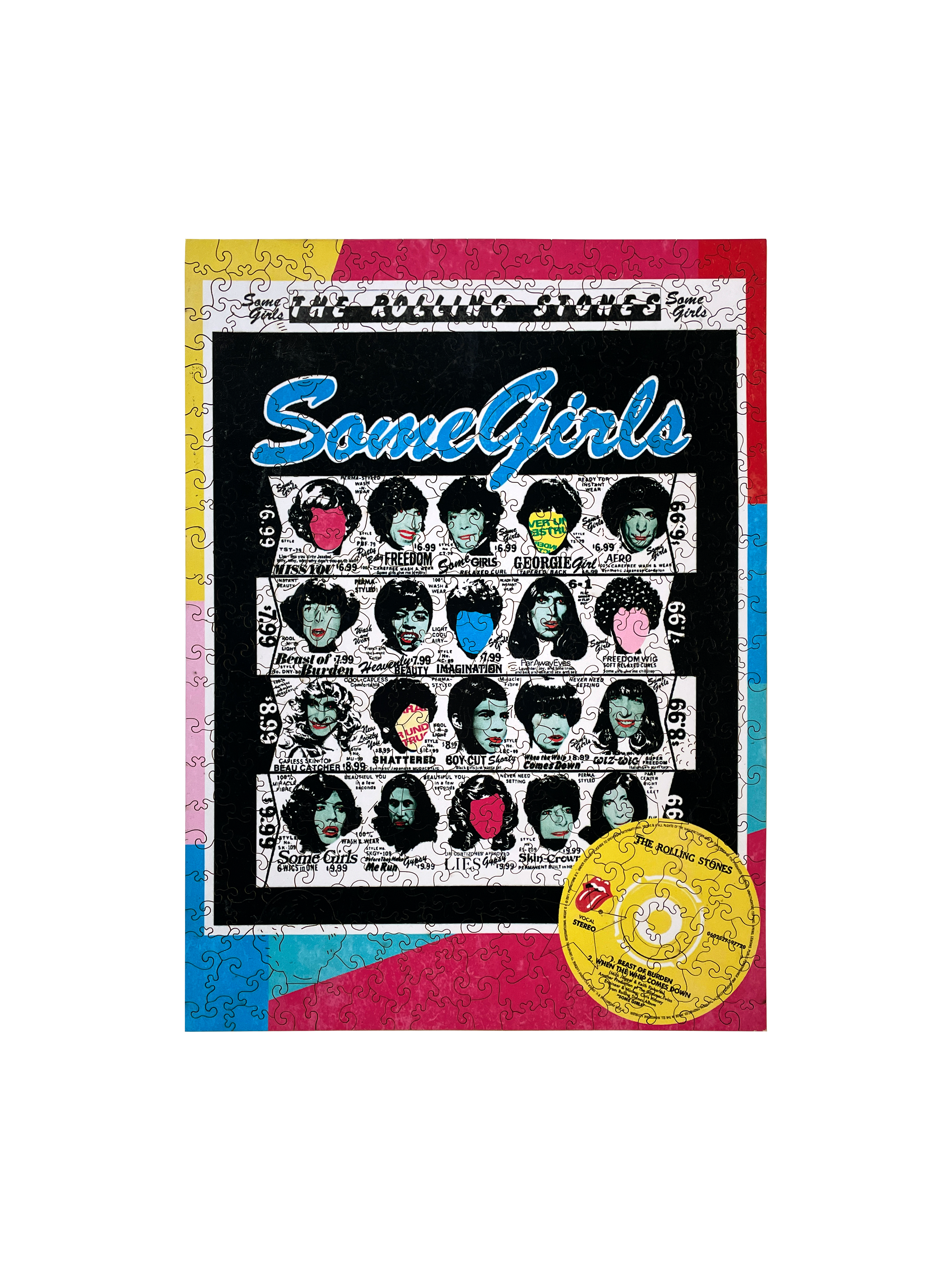 The Rolling Stones - SOME GIRLS POSTER PUZZLE