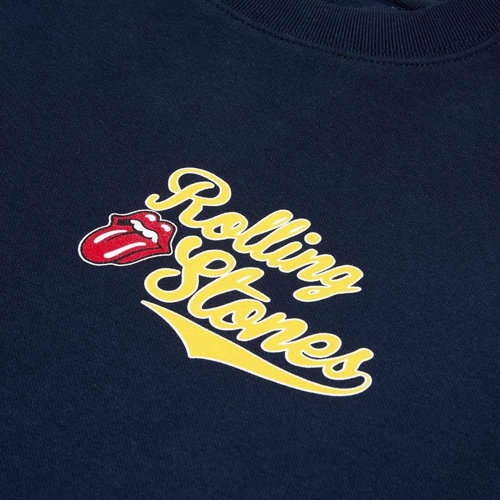 The Rolling Stones - Rolling Stones Baseball Collegiate Crewneck