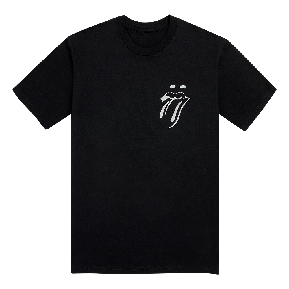 The Rolling Stones - Paint It Black Tongue Outline T-shirt